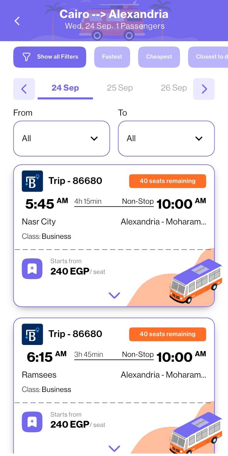 Trego account and user settings interface